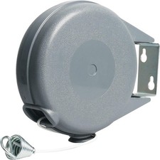 15M Retractable Laundry Line for Drying Clothes Clothesline Wall Mounted Outdoor