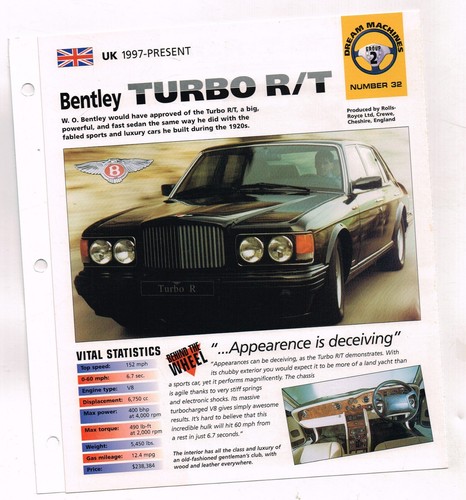 1997 1998 bentley turbo - /,