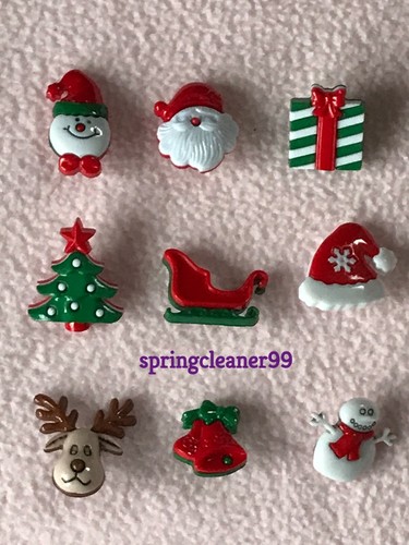 Christmas buttons - christmas,