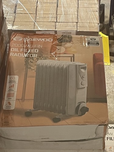 Daewoo 2000w white oil filled - daewoo,