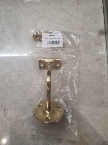 Polished brass handrail - brass,