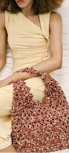 New zara ruffia - zara, shoulder