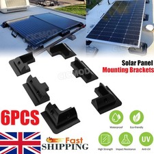 ABS Solar Panel Corner Mounting Brackets Kit Marine Boat Camper Van Caravan Roof
