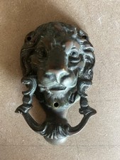 Vintage Lion Head Door Knocker