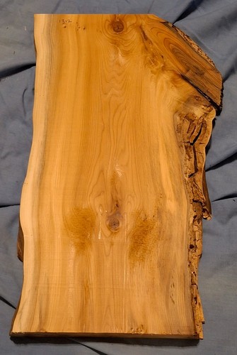 Rustic yew waney - rustic,