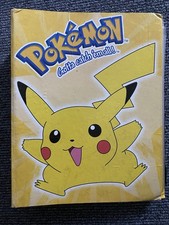 Pokemon TCG 1999 Original Mixed Pokémon Cards Bundle With Pikachu File Folder