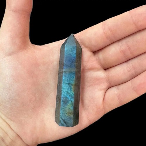 Natural labradorite crystal - labradorite,