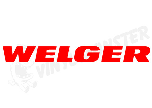 Welger sticker plant - plant, tractor