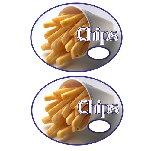 Chips fries cone vinyl - cone,