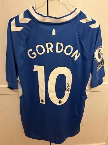 Everton gordon signed shirt - gordon,