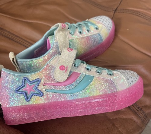 Sketchers light twinkle toe - up,