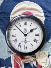Working original  12 inch Smiths Empire 151 Wall Clock With Repro WW2 RAF Dial.