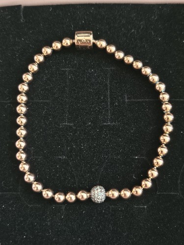 Pandora beads pave - beads&pave, gold