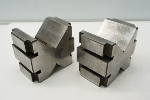 Pair vee blocks - pair, vee-blocks.