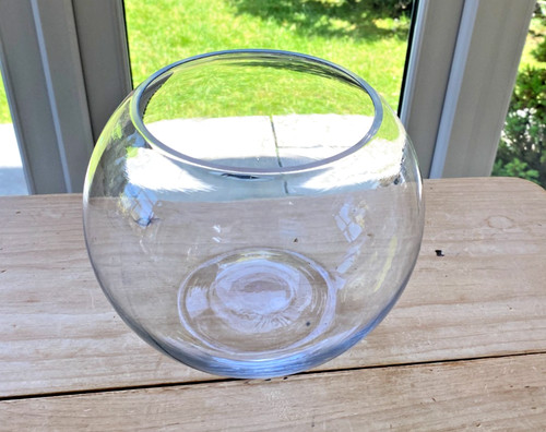 19cm clear glass - glass, bowl