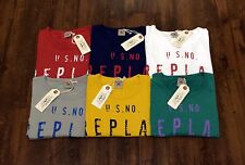 NEW REPLAY MENS CREWNECK SHORT