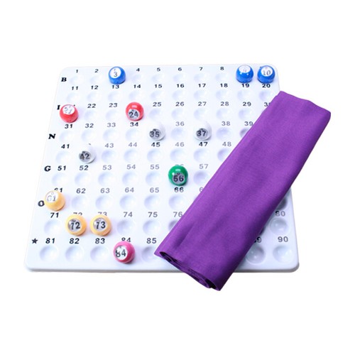 Bingo balls bag board - bingo, balls,