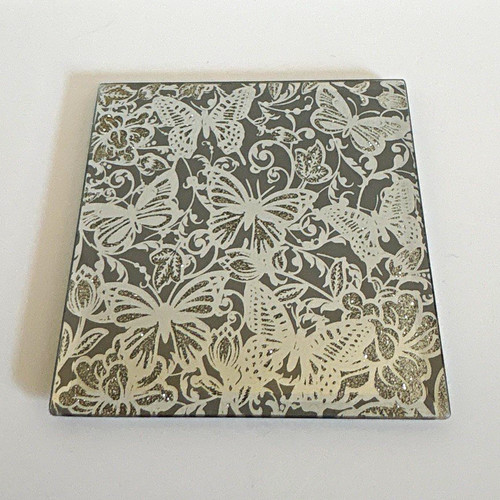 Shabby chic square silver - square,