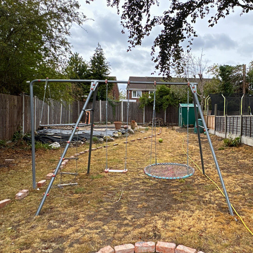 Brave toys metal outdoor swing - toys,