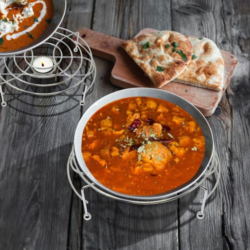 Single food dish - single, warmer