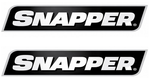 Snapper lawn mower stickers - mower, x2