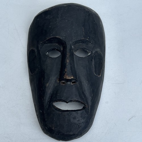 Handcrafted hardwood folk mask - handcrafted,