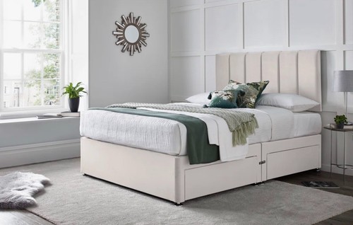 Orthopaedic divan bed set with - orthopaedic,