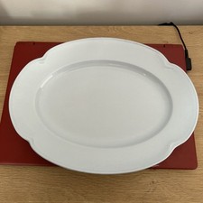 Vintage Johnson Brothers Grey Dawn oval serving plate