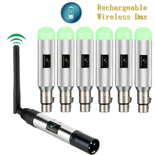 Wireless dmx rechargeable - 2.4g,