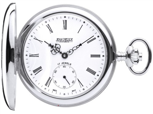 Sterling silver pocket watch - sterling,
