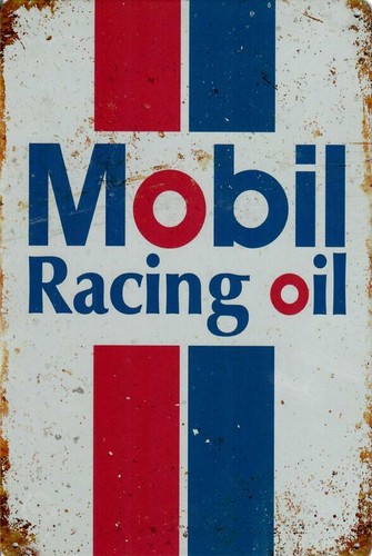 Retro metal sign garage - sign,, man