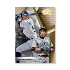 Ichiro Suzuki #85 Mariners Class 2 Version #ed/10 made 2018 Topps Gold Label 5x7