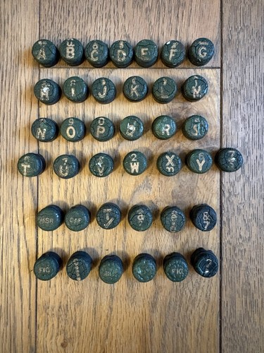 Antique green typewriter - green, keys