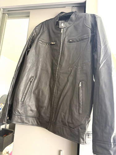Men black faux - men’s,