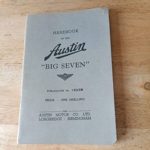 Austin seven handbook - austin,