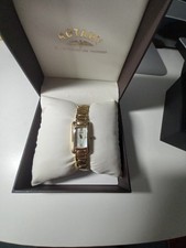 Ladies oblong G/Plated Rotary