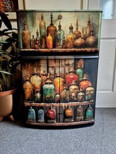 Very Unique Reloved Preloved Statement Vintage Drinks Cabinet