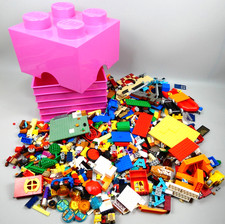 LEGO Pink Lego Block Storage Box - with 2.0kg Mixed Bricks  - VGC