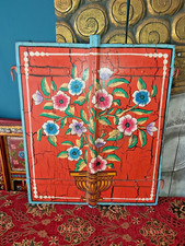 ANTIQUE HAND PAINTED WOODEN