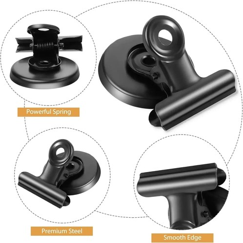 Magnetic bulldog clips - magnetic,