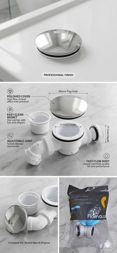 Dome shower waste trap - shower,