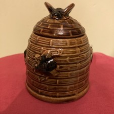 Vintage Pottery Bee Hive Honey