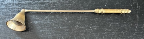 Vintage brass candle snuffer - vintage,