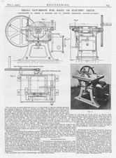1909 Antique Engineering Print