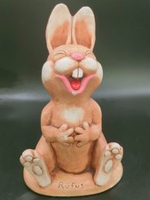 Moorcraft Design Hand Painted Barney Rabbit 5" Tall Made In England
