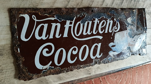 Original enamel sign - enamel,