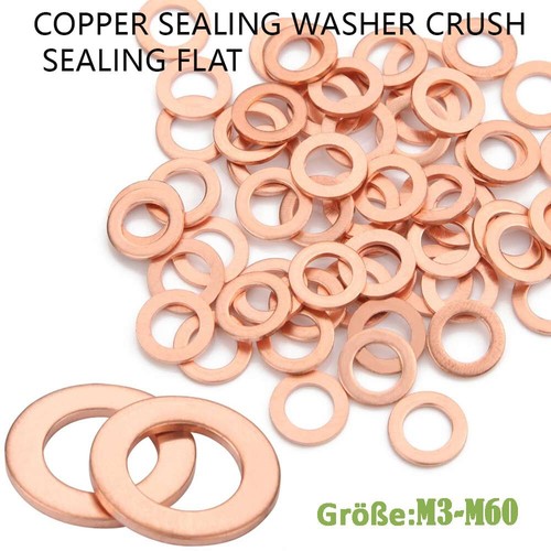Copper sealing washer crush - sealing,