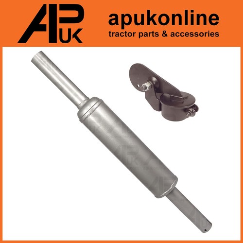 Silver exhaust silencer with - silver,