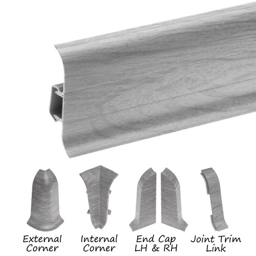 Plastic skirting board wire - plastic,