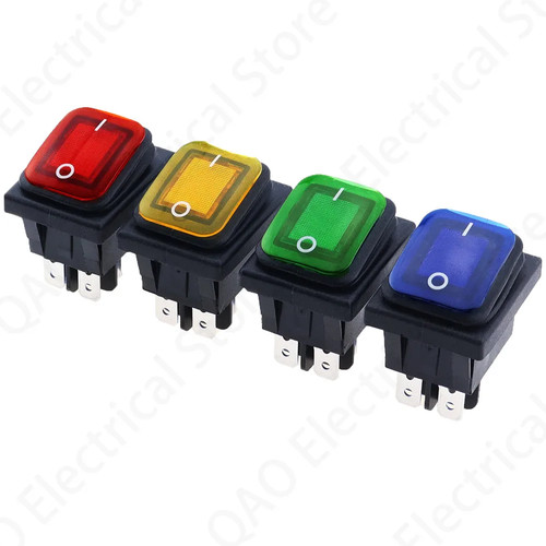 Kcd4 20a 250v pin - 20a/250v, dpst